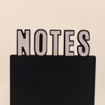 Memoboard en ardoise noire 39x22cm chic et pratique | Hashtag Dé