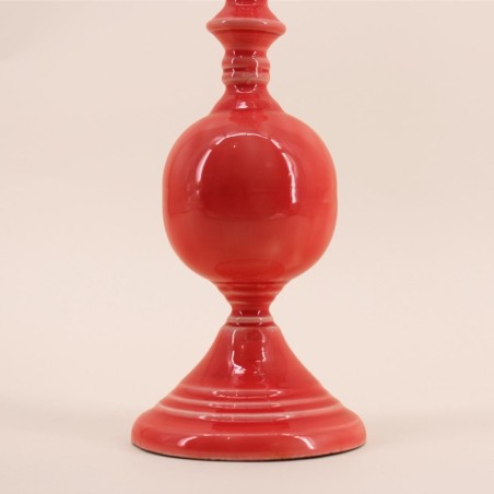 Bougeoir métal laqué 25cm élégant et moderne | Hashtag Déco