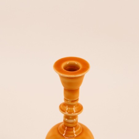 Bougeoir métal laqué 25cm élégant et moderne | Hashtag Déco