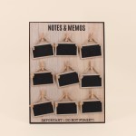 Memoboard 9 mini ardoises noires 40x30cm | Hashtag