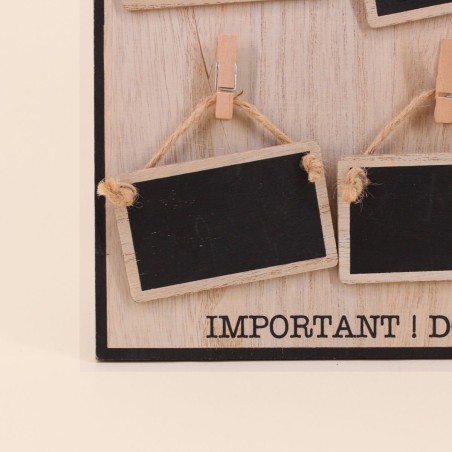 Memoboard 9 mini ardoises noires 40x30cm | Hashtag