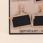 Memoboard 9 mini ardoises noires 40x30cm | Hashtag