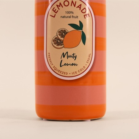 Vase en céramique rose/orange 24cm | Hashtag Déco