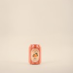 Vase céramique rayé rose/orange 11cm | Hashtag Déco