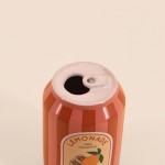 Vase céramique rayé rose/orange 11cm | Hashtag Déco