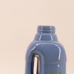 Vase bouteille dolomite bleu 26cm | Hashtag Déco