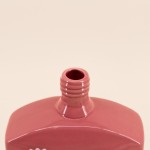 Vase bouteille rose en dolomite 29cm | Hashtag Déco