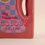 Vase bouteille rose en dolomite 29cm | Hashtag Déco