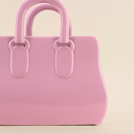 Vase sac à main céramique neutre élégant | Hashtag Déco