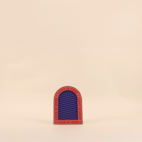 Cadre photo arche laqué zinc 14x19cm | Hashtag Déco