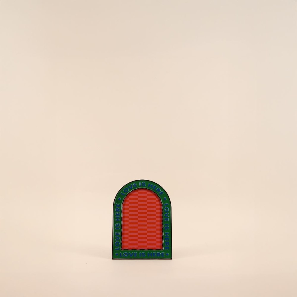 Cadre photo arche laqué zinc 14x19cm | Hashtag Déco