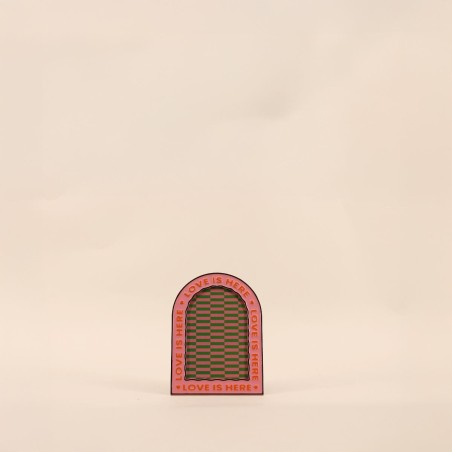 Cadre photo arche laqué zinc 14x19cm | Hashtag Déco