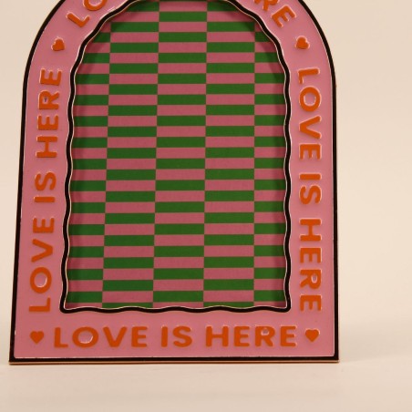 Cadre photo arche laqué zinc 14x19cm | Hashtag Déco