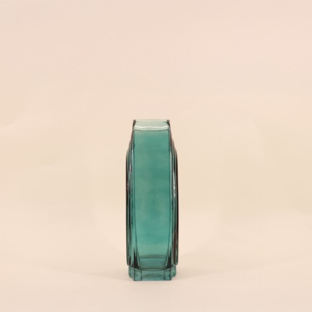 Vase verre vintage géométrique h28cm | Hashtag Déco