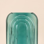 Vase verre vintage géométrique h28cm | Hashtag Déco