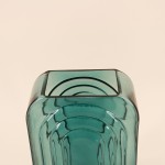 Vase verre vintage géométrique h28cm | Hashtag Déco