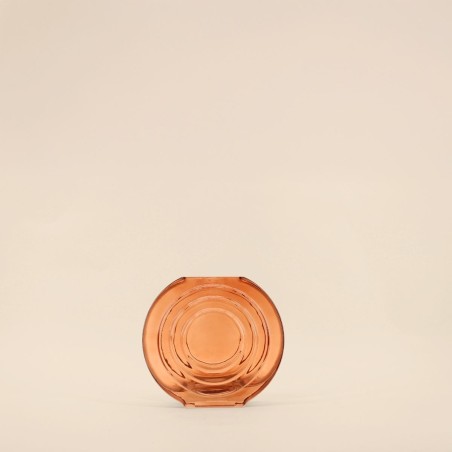 Vase verre vintage géométrique h19cm élégant | Hashtag Déco