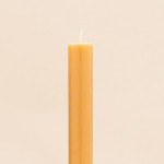 Set 10 bougies cierges ocre en palme | Hashtag Déco