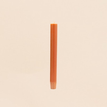 Bougies cierges cognac en huile de palme 20 cm | Hashtag Déco