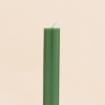 Set 10 bougies cierges vert foncé écologiques | Hashtag Déco