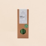 Set 10 bougies cierges vert foncé écologiques | Hashtag Déco