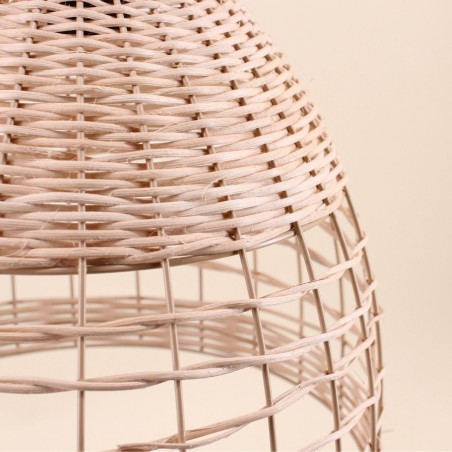 Suspension ronde en bambou nature 30,5cm | Hashtag Déco