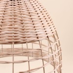 Suspension ronde en bambou nature 30,5cm | Hashtag Déco