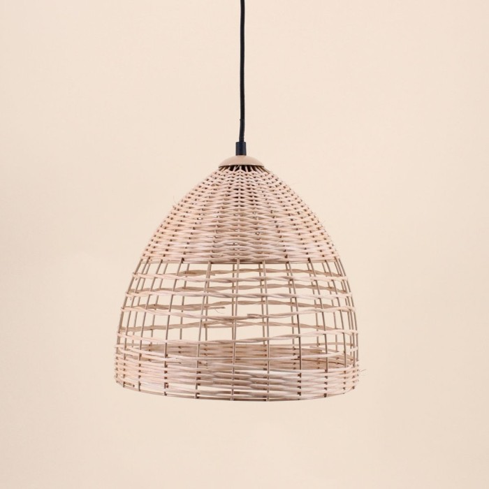 Suspension ronde en bambou nature 30,5cm | Hashtag Déco