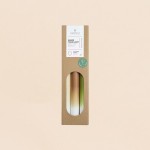 Set de 3 bougies dégradées beige camel vert | Hashtag Déco