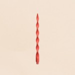 Bougie spirale rouge 40cm en huile de palme | Hashtag Déco