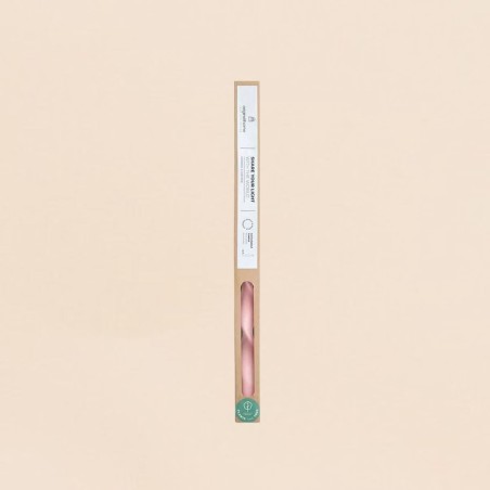 Bougie spirale rose 40cm en huile de palme | Hashtag Déco