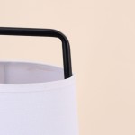 Lampe à poser moderne métal noir 35cm | Hashtag Déco