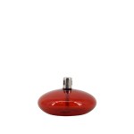 Lampe à huile verre soufflé bordeaux 10cm | Hashtag Déco