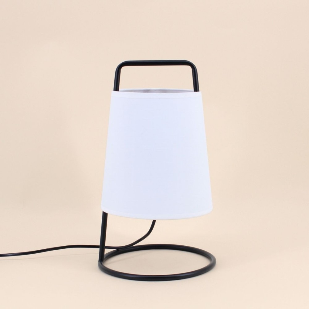 Lampe à poser moderne métal noir 35cm | Hashtag Déco