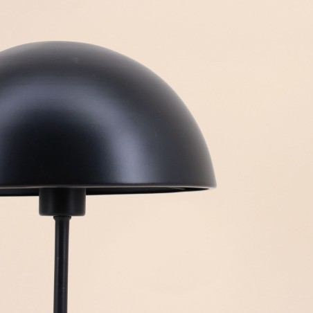 Lampe champignon métal noir 37cm | Hashtag Déco