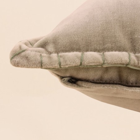 Coussin cale rein velours coton 35x70 cm | Hashtag Déco