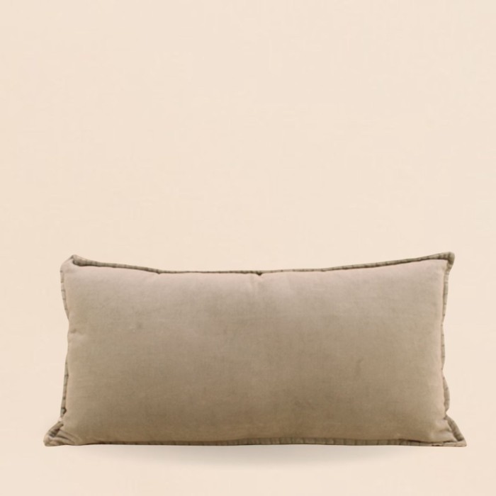 Coussin cale rein velours coton 35x70 cm | Hashtag Déco