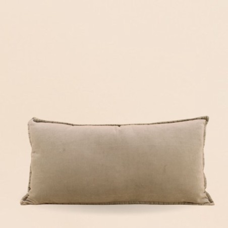 Coussin cale rein velours coton 35x70 cm | Hashtag Déco