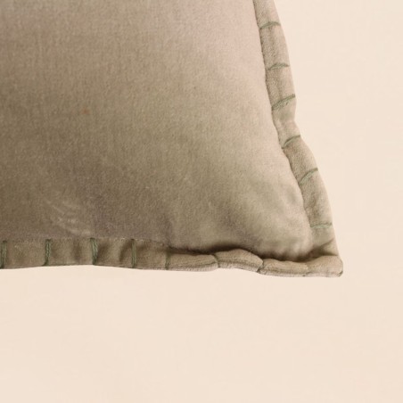 Coussin cale rein velours coton 35x70 cm | Hashtag Déco