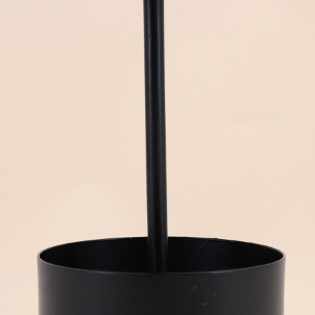 Lampe champignon métal noir 37cm | Hashtag Déco
