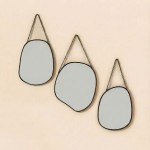Set de 3 miroirs organiques - Hashtag Déco