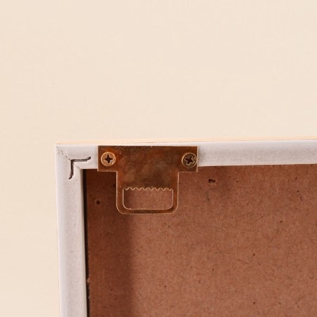 Cadre décoratif en relief bois blanc 40x60 cm | Hashtag Déco