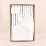 Set de 3 toiles décoratives en relief | Hashtag Déco