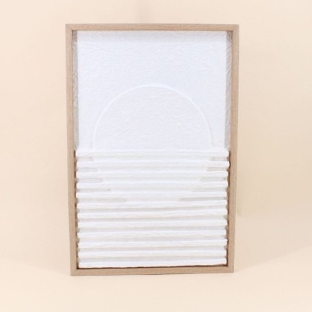 Set de 3 toiles décoratives en relief | Hashtag Déco