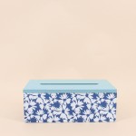 Boite à mouchoirs bois motifs fleuris colorés | Hashtag Déco