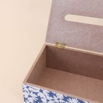 Boite à mouchoirs bois motifs fleuris colorés | Hashtag Déco