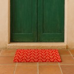 Paillasson coco naturel zig zags 40x60 cm | Hashtag Déco