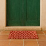 Paillasson coco naturel zig zags 40x60 cm | Hashtag Déco