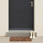 Paillasson léopard coco marron 40x60cm | Hashtag Déco