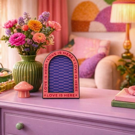 Cadre photo arche laqué zinc 14x19cm | Hashtag Déco